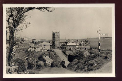 Cornwall 1940s real photo - cornwall,
