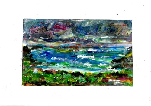 2024 acrylic coast - 2024, zennor