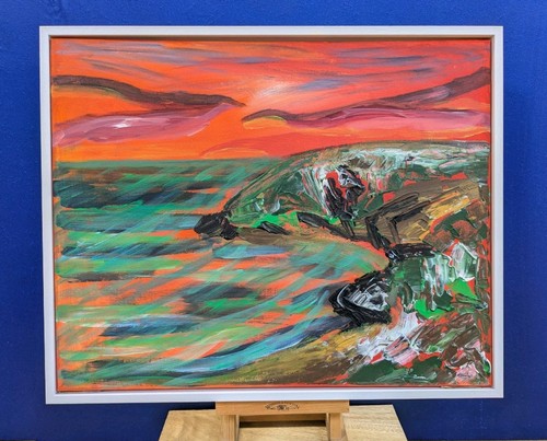 Sunset seascape original - sunset,