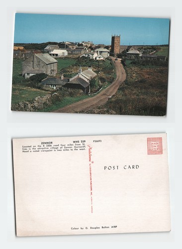 Vintage postcard zennor - postcard,