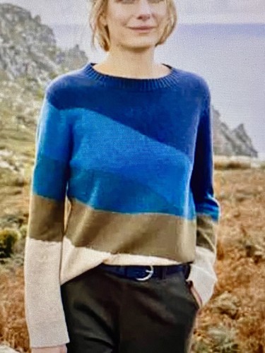 Seasalt zennor moor blue wool - moor,