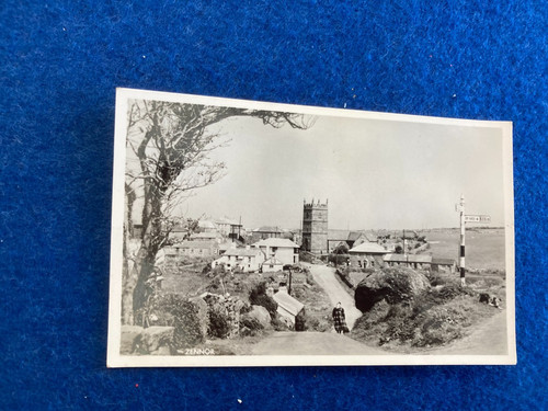Zennor real photo - real, postcard