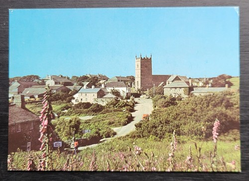 Vintage postcard unused - vintage, zennor