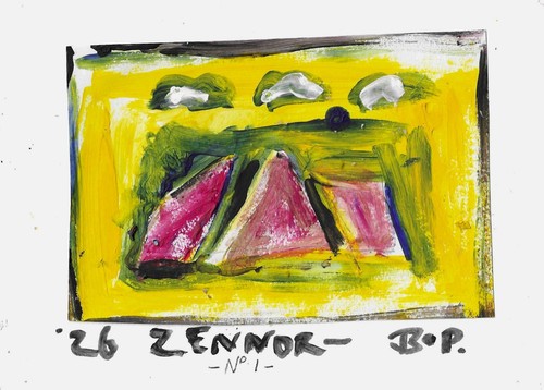 Acrylic zennor number by - "zennor,